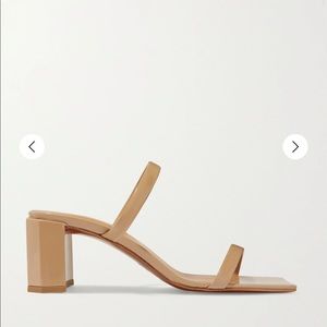 By Far Tanya Mules - Sz 39 - Nude Patent